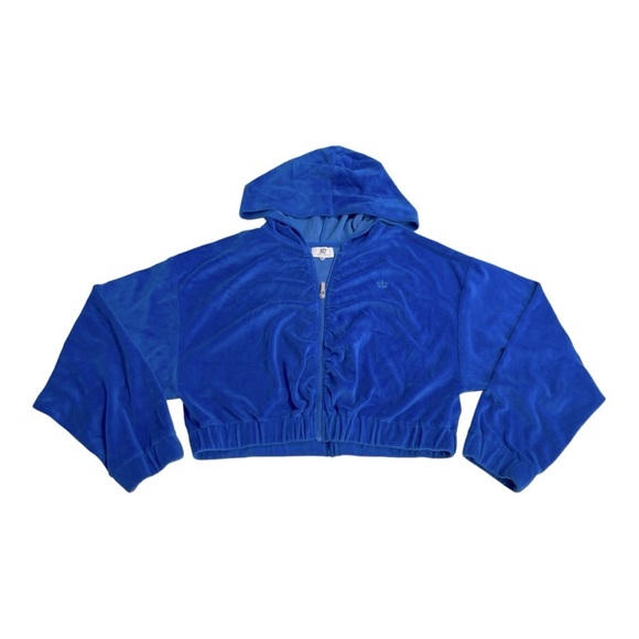 Juicy Couture Blue Jack-et/ Blue Splash Color/ Cropped/ Long Sleeve - Picture 3 of 12